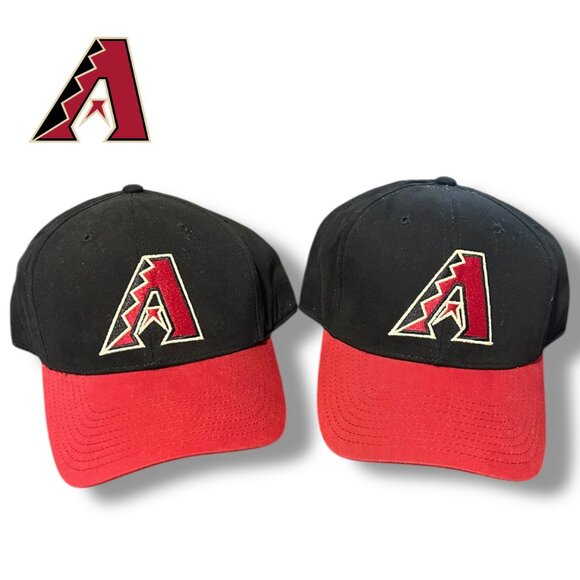 MLB Fan Favorite Arizona Diamonbacks Adjustable Hats (2 Caps - OSFA) - Picture 1 of 10